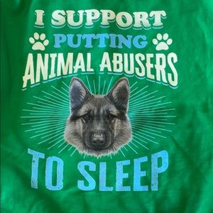 Green sweatshirt